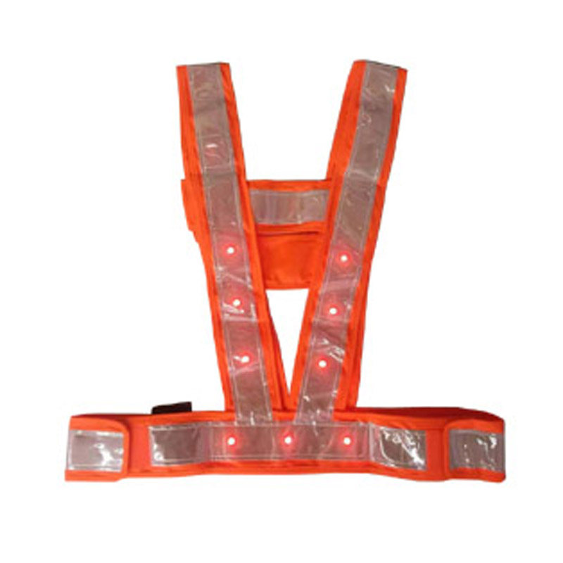 LHDQ 领航电器 LED灯 LH4331 LED发光背心 2.7W 3.7V 暖光 续航时间:10h IP65 红色高清大图