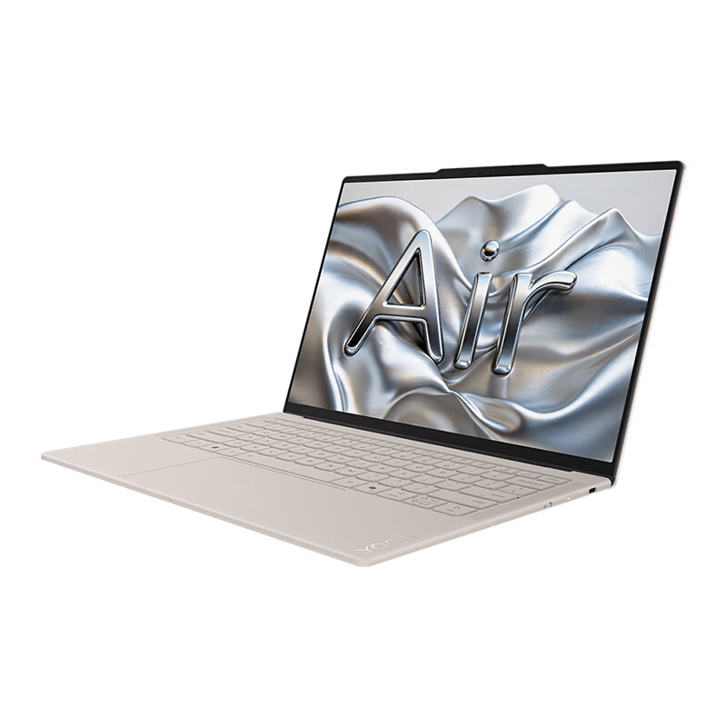 联想(Lenovo)YOGAAir14Aura 14英寸轻薄笔记本电脑Ultra5-325 16G 1T SSD Win11 云绢(白色) 金属机身 长续航办公学习高清大图