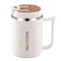 美厨咖啡杯304不锈钢马克杯保温杯500ml啡色盖MCB1570