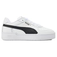 彪马(Puma)儿童休闲运动鞋皮质缓震系带经典板鞋户外百搭小白鞋
