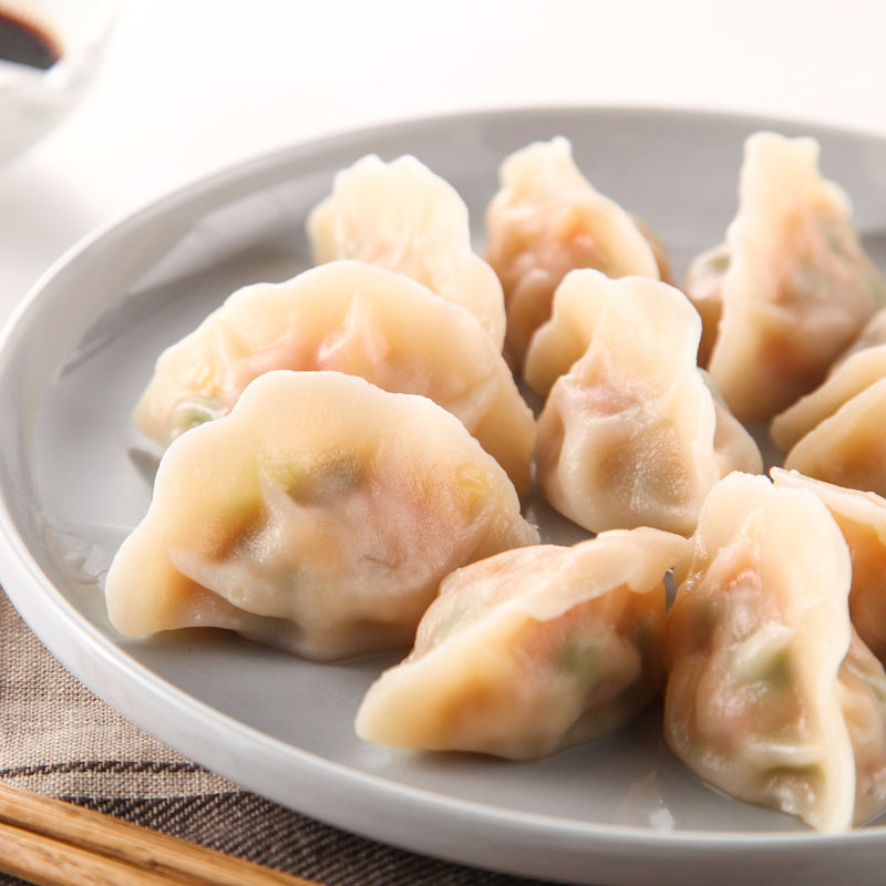 九州丰园有机玉米猪肉水饺300g饺子