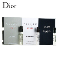 香奈儿（Chanel） 男士香水蔚蓝+魅力运动+极限运动 3只装2ML*3