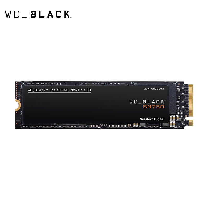 西部数据(WD) WDS500G3XHC 500GB SSD固态黑盘NVMe协议 M.2接口 高性能SSD固态硬盘