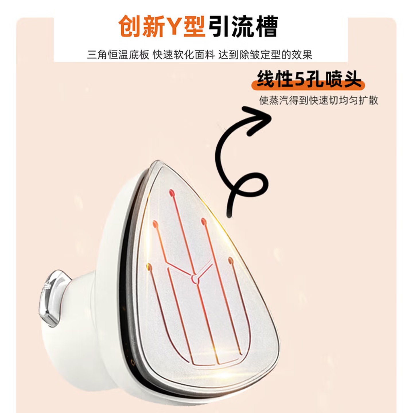 摩动(modong) 便携式蒸汽小熨斗MD-SR02B高清大图