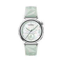 华为/HUAWEI WATCH GT5(41mm)湖光青 氟橡胶表带 智能手表 蓝牙电话 腕上微信 健康监测 100+运动模式 5ATM防水 音乐播放 NFC公交门禁 无线充电