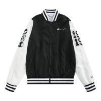 2019冬季新款正品冠军Champion棒球服草写字母刺绣logo棉服男女同款夹克