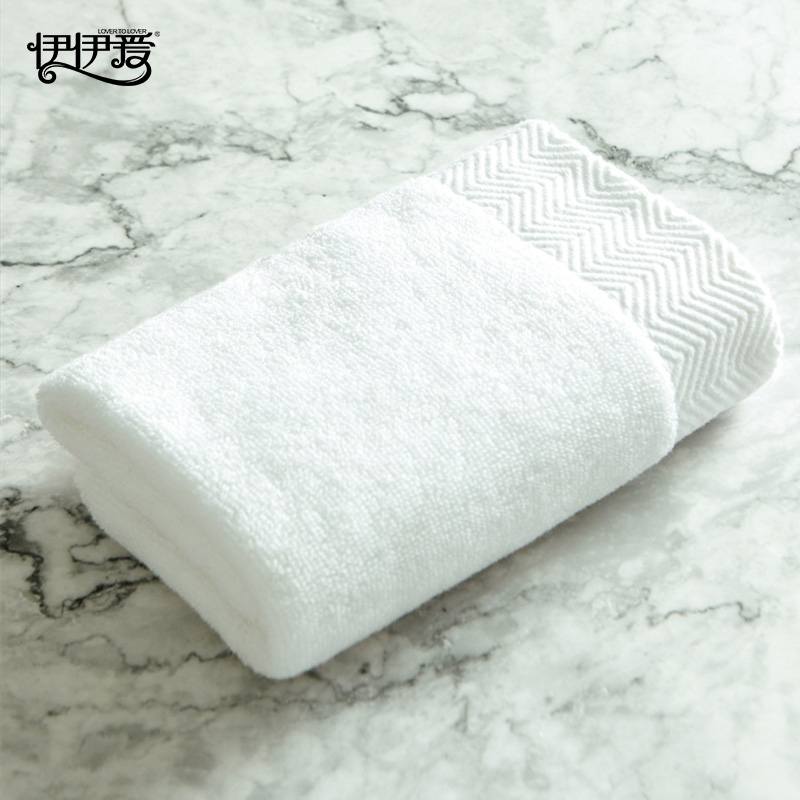 伊伊爱 YBH25206 迪迈 毛巾 白色高清大图