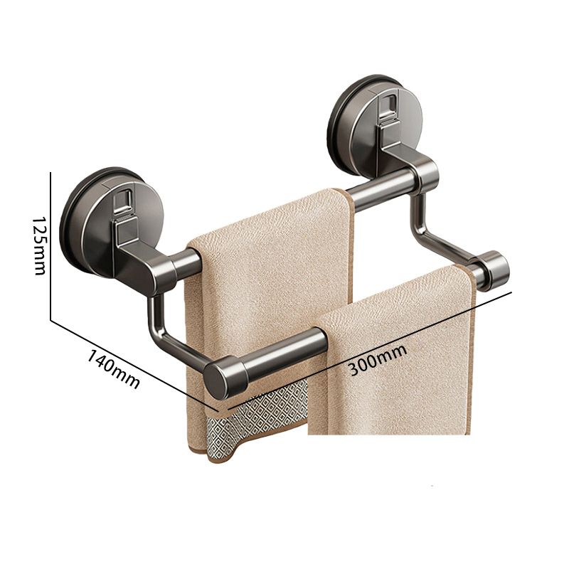 豫汉迎吸盘毛巾架 吸盘毛巾架300*140*125mm个