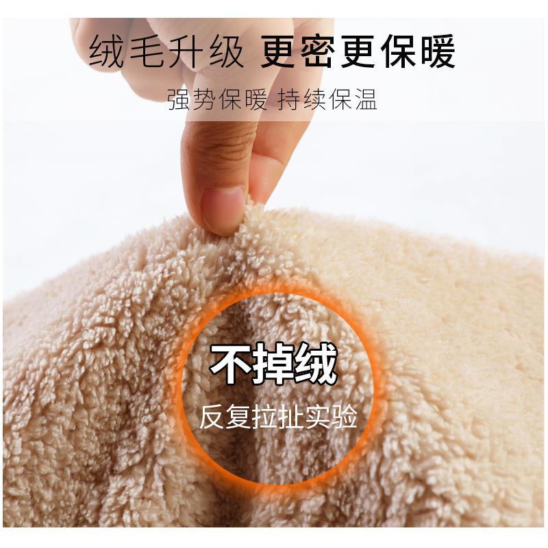 加绒加厚运动裤女冬季宽松卫裤束脚女裤超厚绒裤子外穿棉裤秋冬女 臻依缘