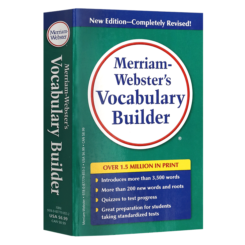 即时单词的力量 [正版]韦小绿 韦氏字根词根词典 英文原版 Merriam Webster’s Vocabulary B