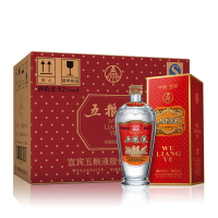 五粮液 交杯牌 整箱装 52度 500ml*6 浓香型白酒