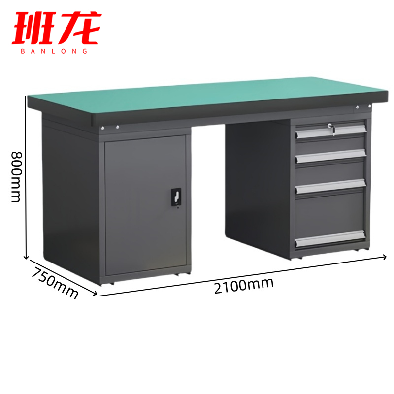 班龙车间操作台210*75*80cm四抽张高清大图