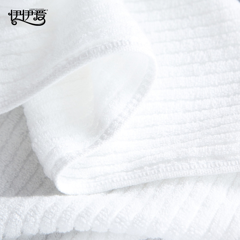伊伊爱 YBH25214 瑞斯利恩 毛巾 白色高清大图
