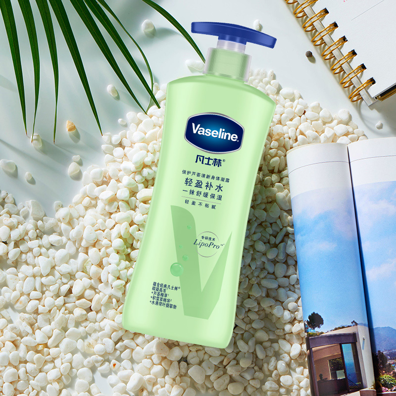 凡士林(Vaseline)倍护芦荟舒缓润肤露身体乳/润肤乳/润肤露400ml [联合利华]高清大图