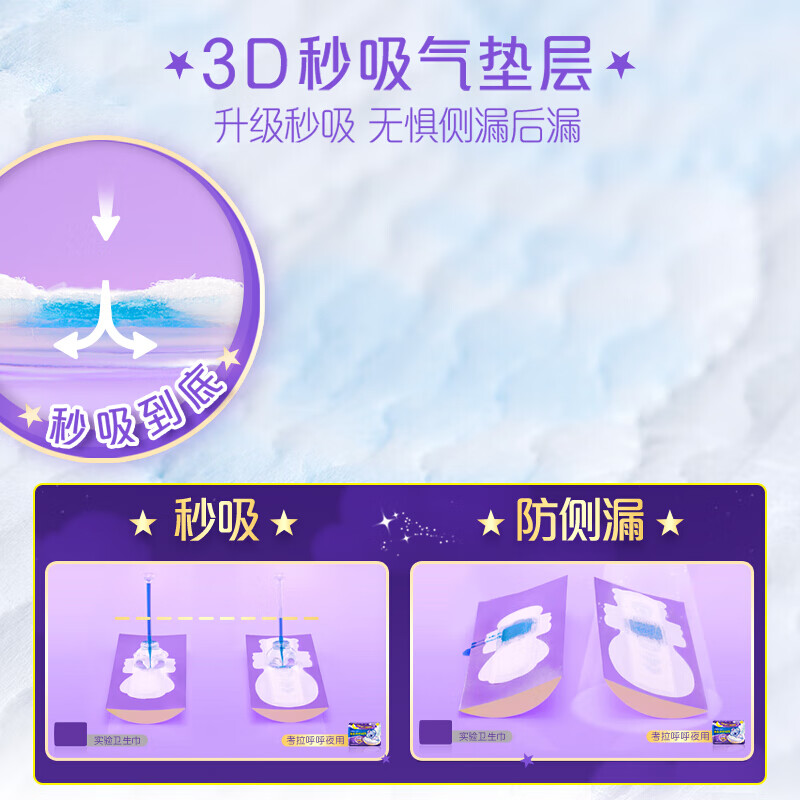 护舒宝考拉呼呼极薄425mm卫生巾4片高清大图