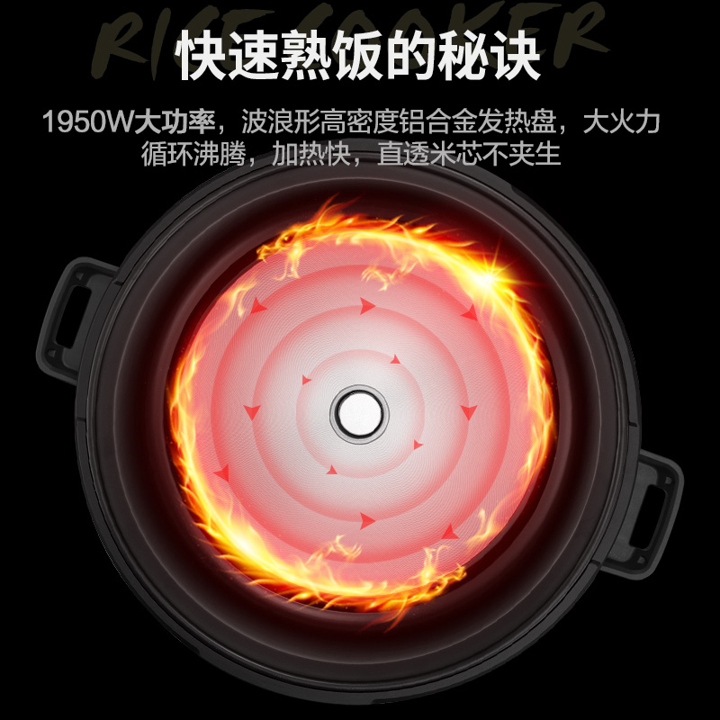荣事达(Royalstar)大电饭煲商用电饭锅老式大容量10人以上食堂用不粘蒸饭锅煮饭锅 RZ-Y120Q高清大图