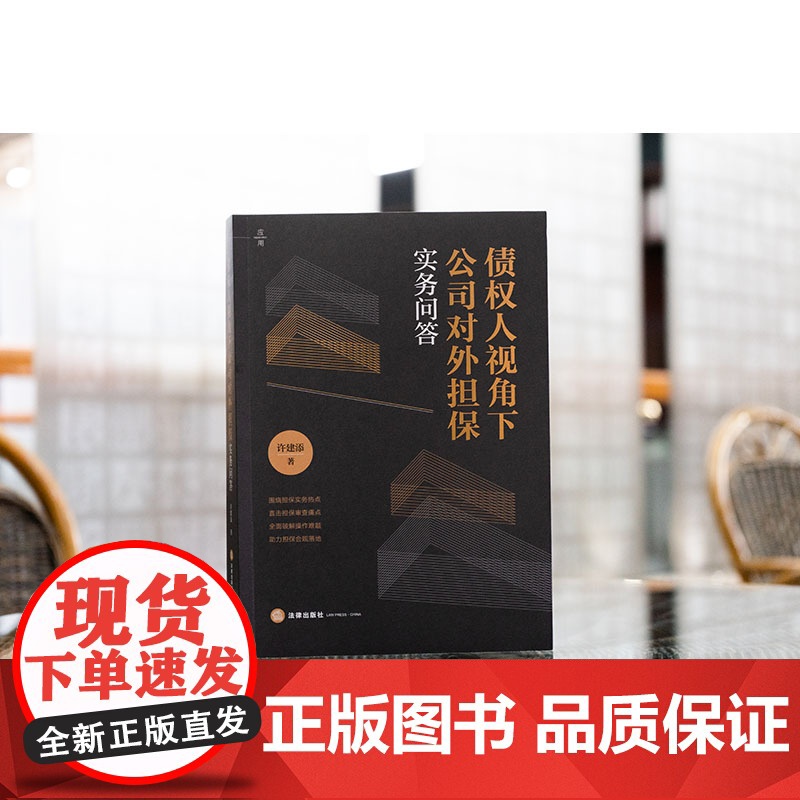 中法图正版 债权人视角下公司对外担保实务问答 许建添 担保实务热点 担保审查痛点 担保合规 公司担保法司法实务书籍 法律高清大图