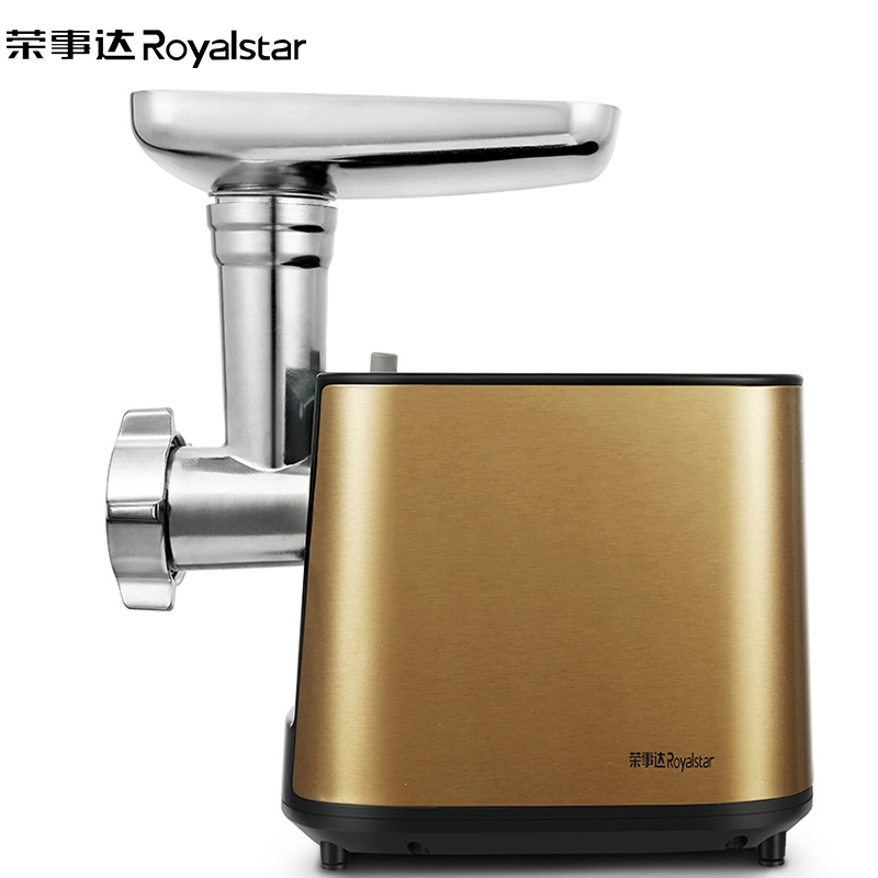 荣事达(Royalstar)卧式绞肉机RS-JR09A大号双刀网纯铜电机小型商用家用电动多功能碎肉机打肉绞馅机灌肠机