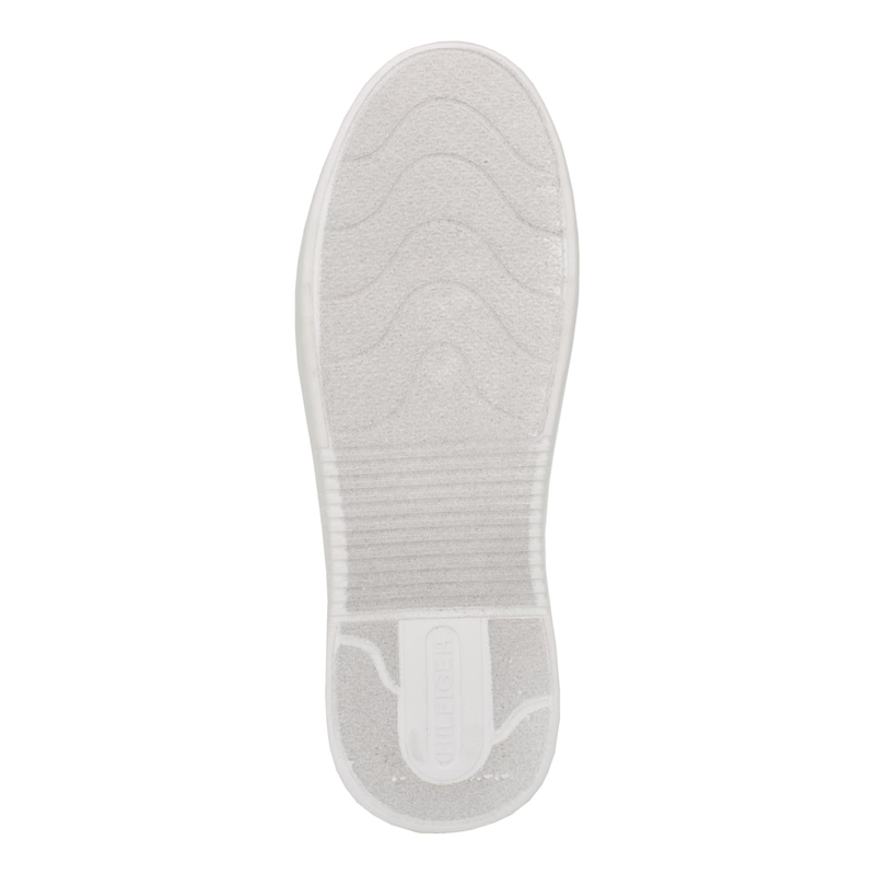 TOMMY HILFIGER环保再生材质圆头休闲板鞋男鞋舒适EVA底百搭配扣高清大图