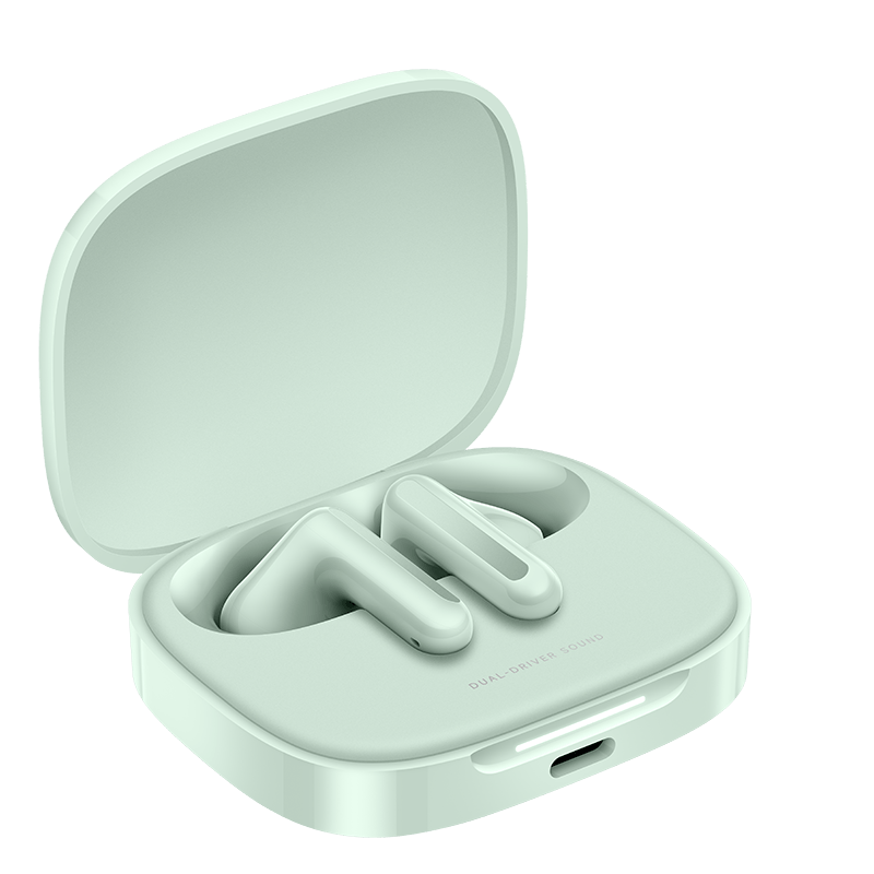 小米(MI)Redmi Buds 7S浅湖青 半入耳主动降噪 蓝牙耳机 适用于安卓苹果手机