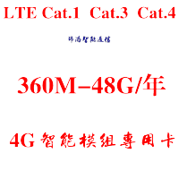 LTE智能设备4G模块模组Cat.1 Cat.3 Cat.4专用卡移动电信联通流量卡