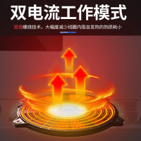 乐创(lecon)商用电磁炉电磁灶电炒炉大锅灶饭堂食堂灶台电炉灶学校酒店工地厨房设备双头单尾小炒灶(380v,15kw)