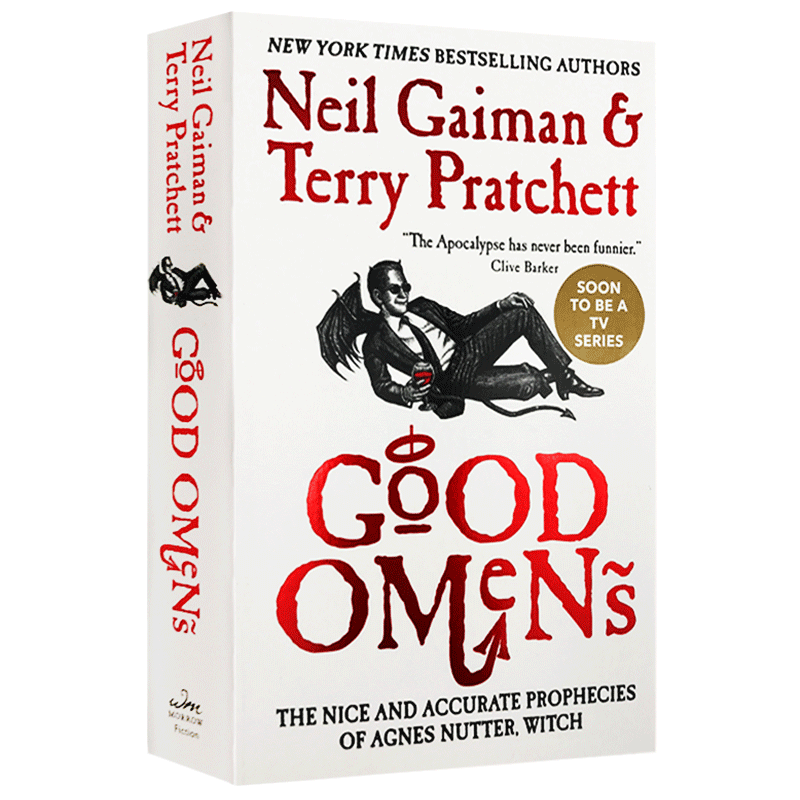 神话 古希腊神话的复述 [正版]Good Omens 英文版奇幻小说 好兆头 英文原版 尼尔盖曼 Neil Gaiman