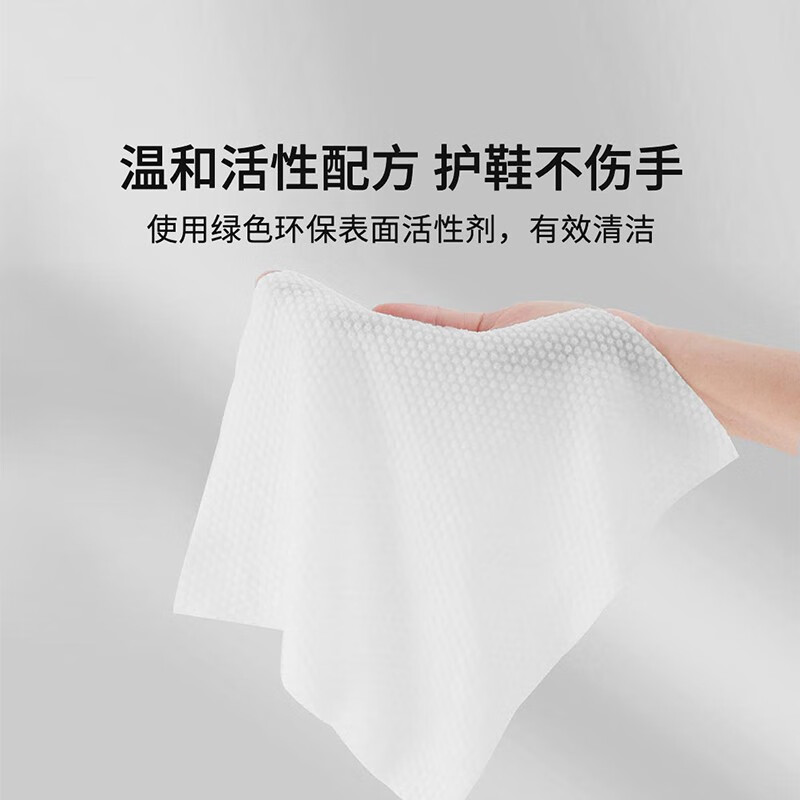 柚家多功能擦鞋湿巾 快速清洁免水洗一巾多用 10片/包*10包1提装高清大图