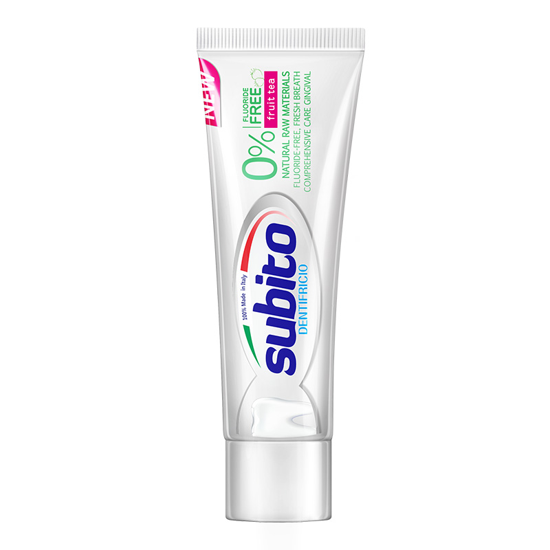 舒比拓 (Subito)安心无氟牙膏(水果茶香)100g高清大图
