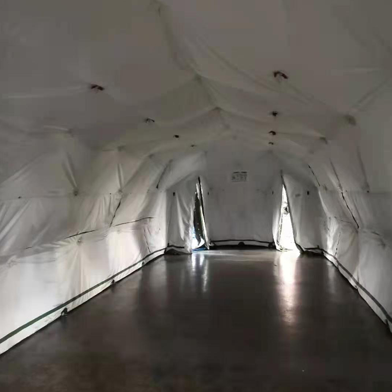 将鹰 60㎡网架指挥帐篷60平米户外训练卫生指挥帐篷 JY-033S-60高清大图