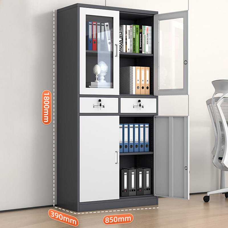 黎谷瑞 办公柜 中二斗 台高清大图