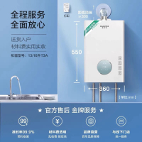 [新品]A.O.史密斯家族年轻时尚品牌-佳尼特 16升燃气热水器JSQ31-T3A 天然气 家用恒温专利防CO 主动清扫