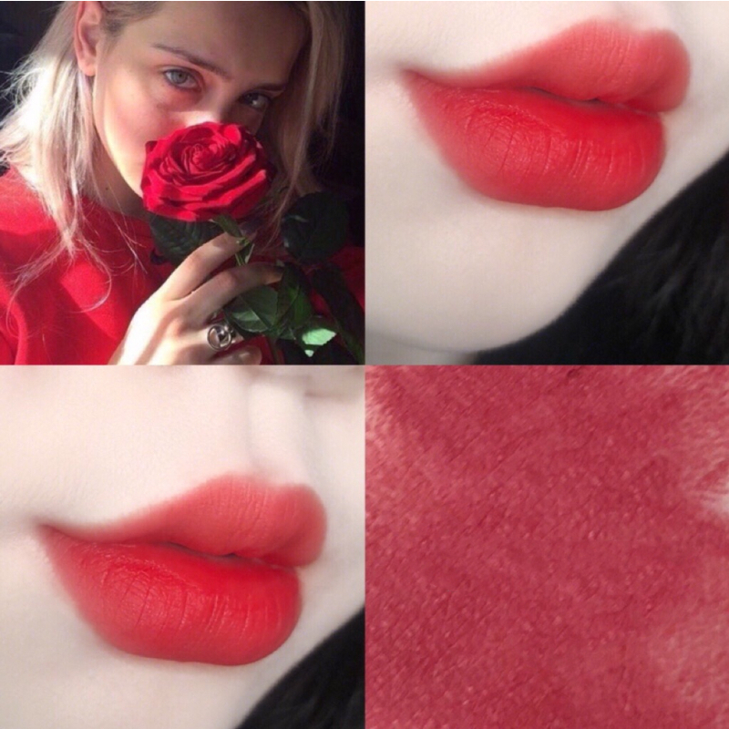 兰蔻(LANCOME) 全新菁纯丝绒雾面唇膏小蛮腰唇膏 ,505,苹果红高清大图