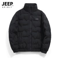 JEEP SPIRIT男士白鸭绒羽绒服弹力宽松大码男装羽绒外套男潮