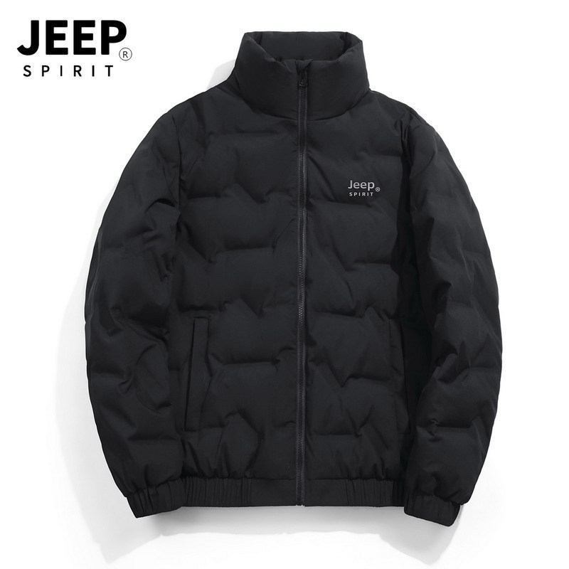 JEEP SPIRIT男士白鸭绒羽绒服弹力宽松大码男装羽绒外套男潮