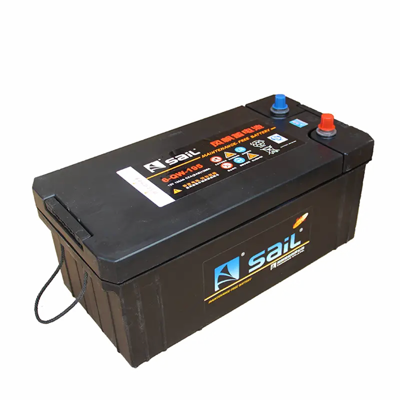 鸿行 风帆汽车电瓶蓄电池 6-QW-195 适用轻卡重卡大巴叉车 12V 195AH