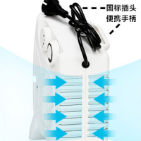 室内加热器暖风机纳丽雅台式壁挂调温冷热风家用速热取暖器办公用电暖气 白色
