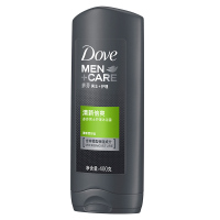 多芬(Dove) 男士+护理 清新倍爽沐浴露 400g[联合利华]