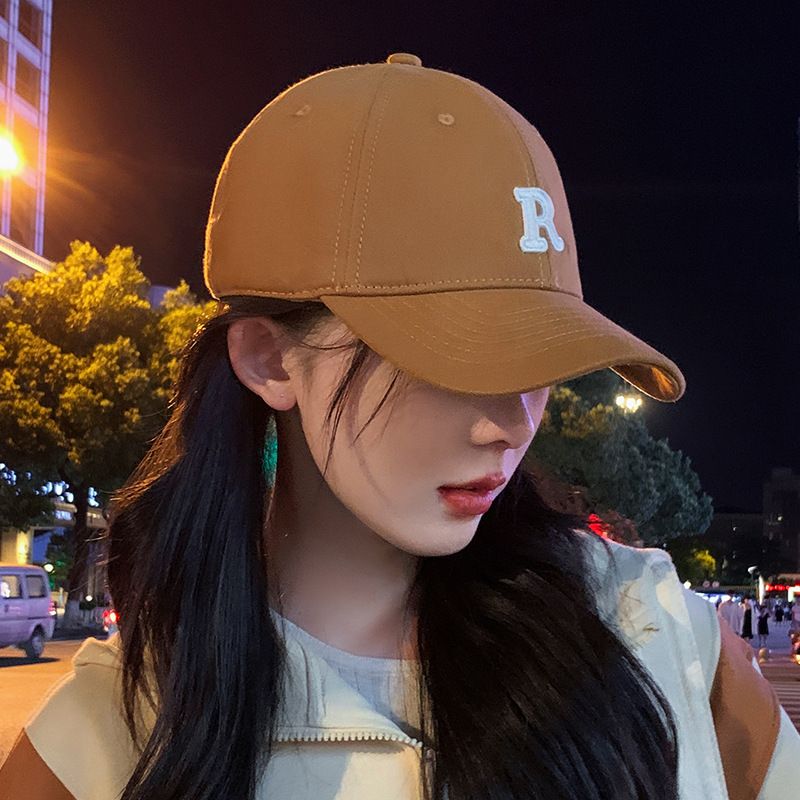 蓝色棒球帽黑胶太阳帽女夏季新款遮阳防晒防紫外线渔夫帽子遮脸遮阳百搭高清大图