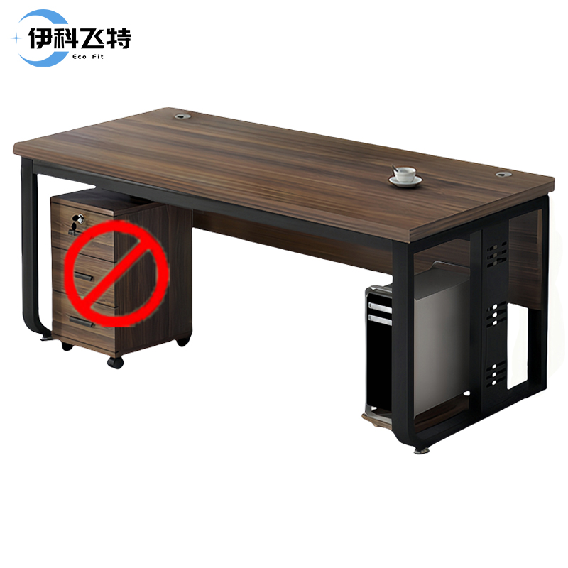 伊科飞特1.2米办公桌1200*600*740mm套高清大图