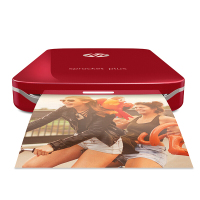 惠普(HP)小印 sprocket PLUS(红) 手机口袋照片打印 家用迷你彩色打印 年会礼品 圣诞节日礼物