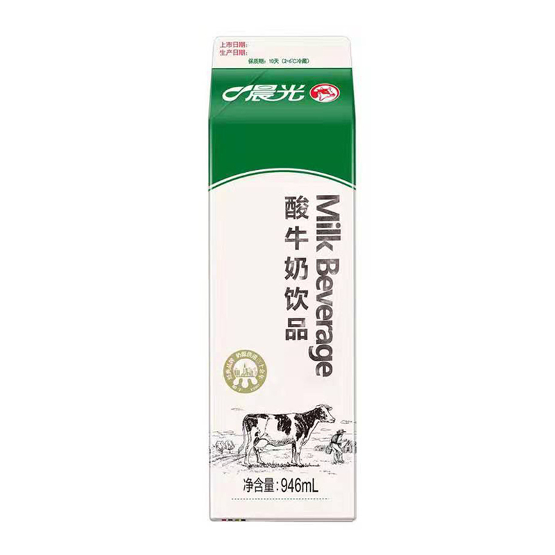 晨光屋型酸牛奶946ml