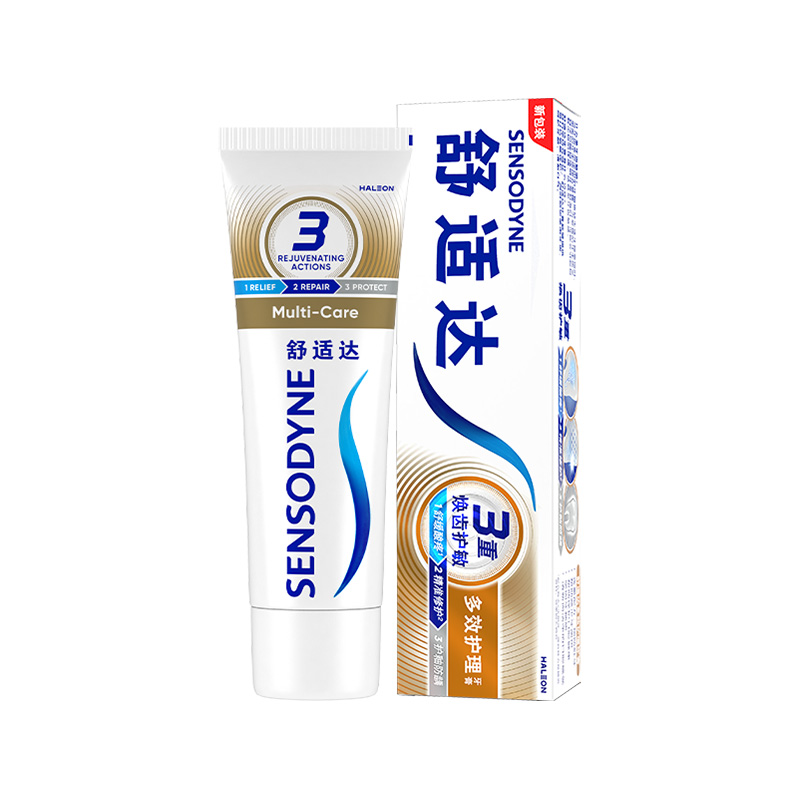 舒适达多效护理牙膏70g/120g/180g高清大图