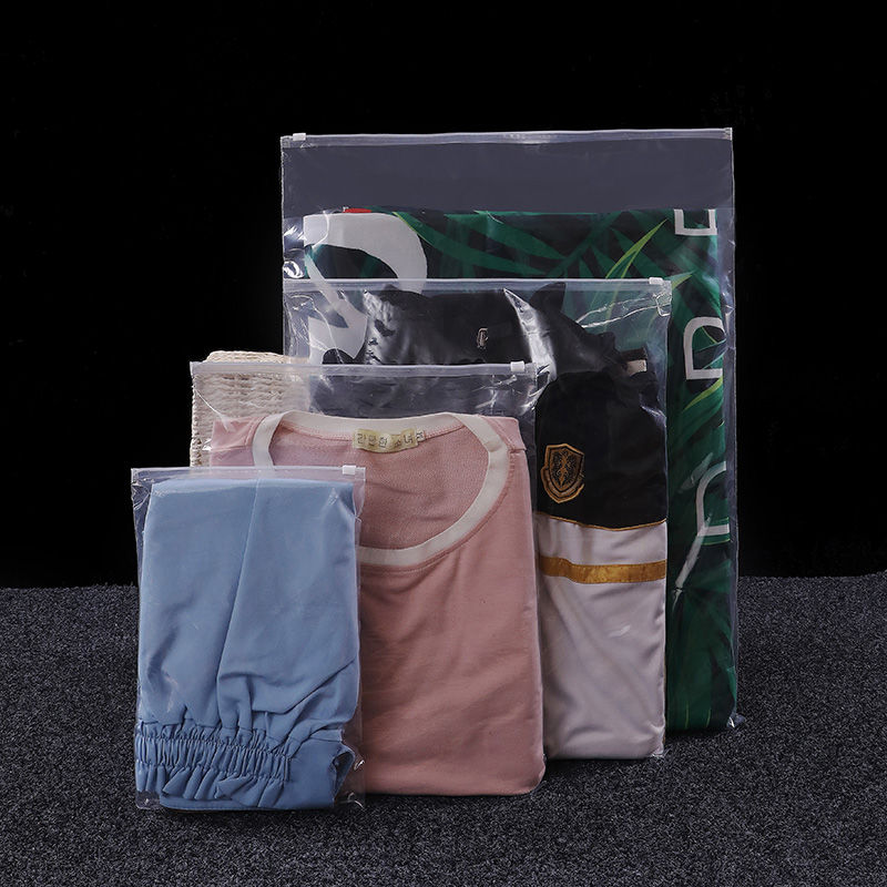 透明拉链袋服装拉链自封袋收纳袋包装袋拉链透明塑料袋|数量50个 40*60cm