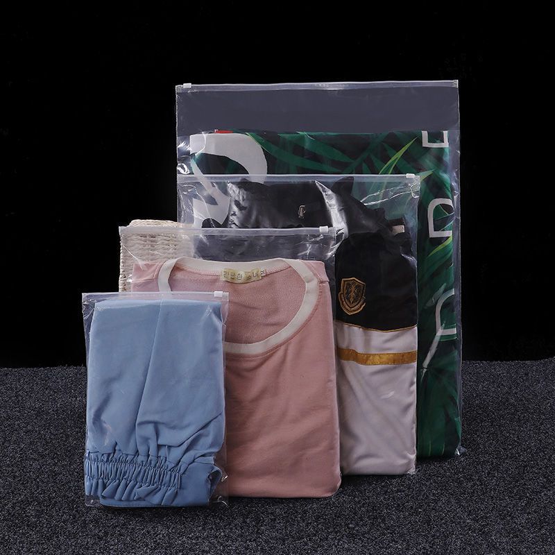 透明拉链袋服装拉链自封袋收纳袋包装袋拉链透明塑料袋|数量50个 40*60cm