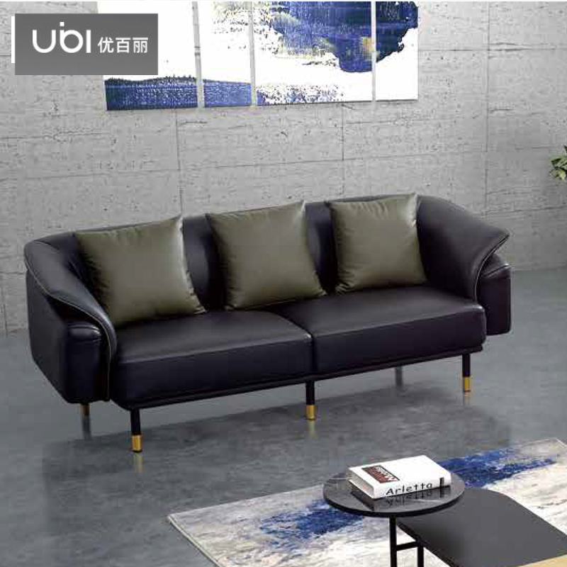 优百丽 F-1906 办公室沙发 办公家具 会客接待 现代简约家具 颜色尺寸可定制高清大图