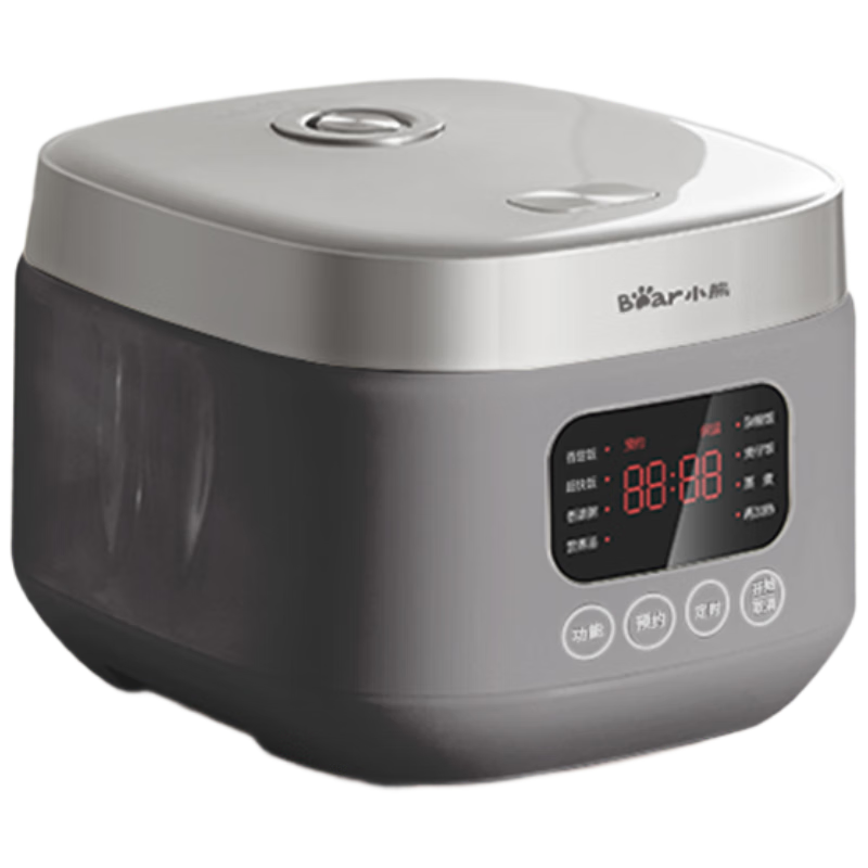 小熊(Bear)铁铁煲 电饭煲 小型2-3人电饭锅 环翼珐琅铁釜变压远红外IH加热微压柴火饭3升 DFB-E30F2高清大图