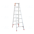 臻远ZY-T96铝合金两用直马梯子多功能工程扶梯人字折叠梯 2.1米