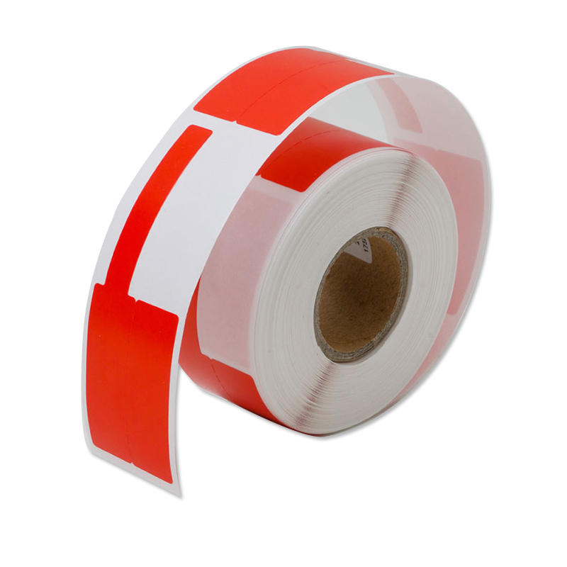 孔诚BY2538RD尾纤线缆标签25mm*38mm+40mm(200片/卷)