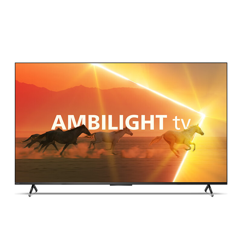 飞利浦75pml9108t375英寸miniled电视4k全面屏环景光120hzvrr远场语音